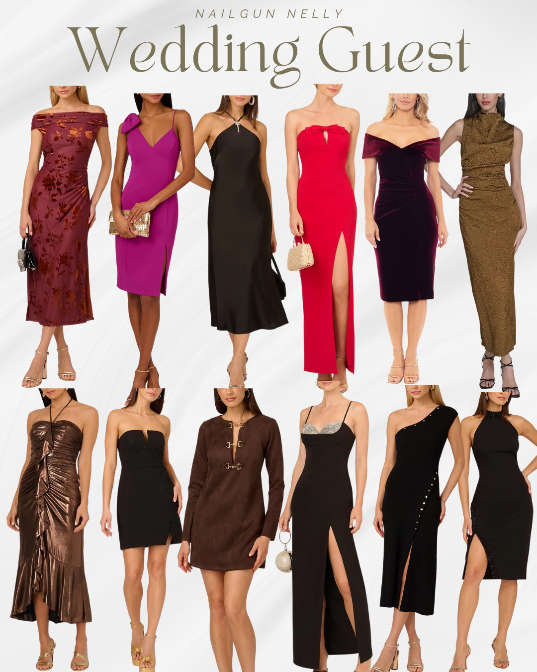 Wedding Guest Dresses

Fall wedding guest, outfit inspiration, holiday dress, fall dress, velvet dress, off the shoulder, strapless, one shoulder, halter, little black dress, new years eve dress, party outfit inspo, Christmas outfit
 

 #LTKParties #LTKStyleTip #LTKWedding