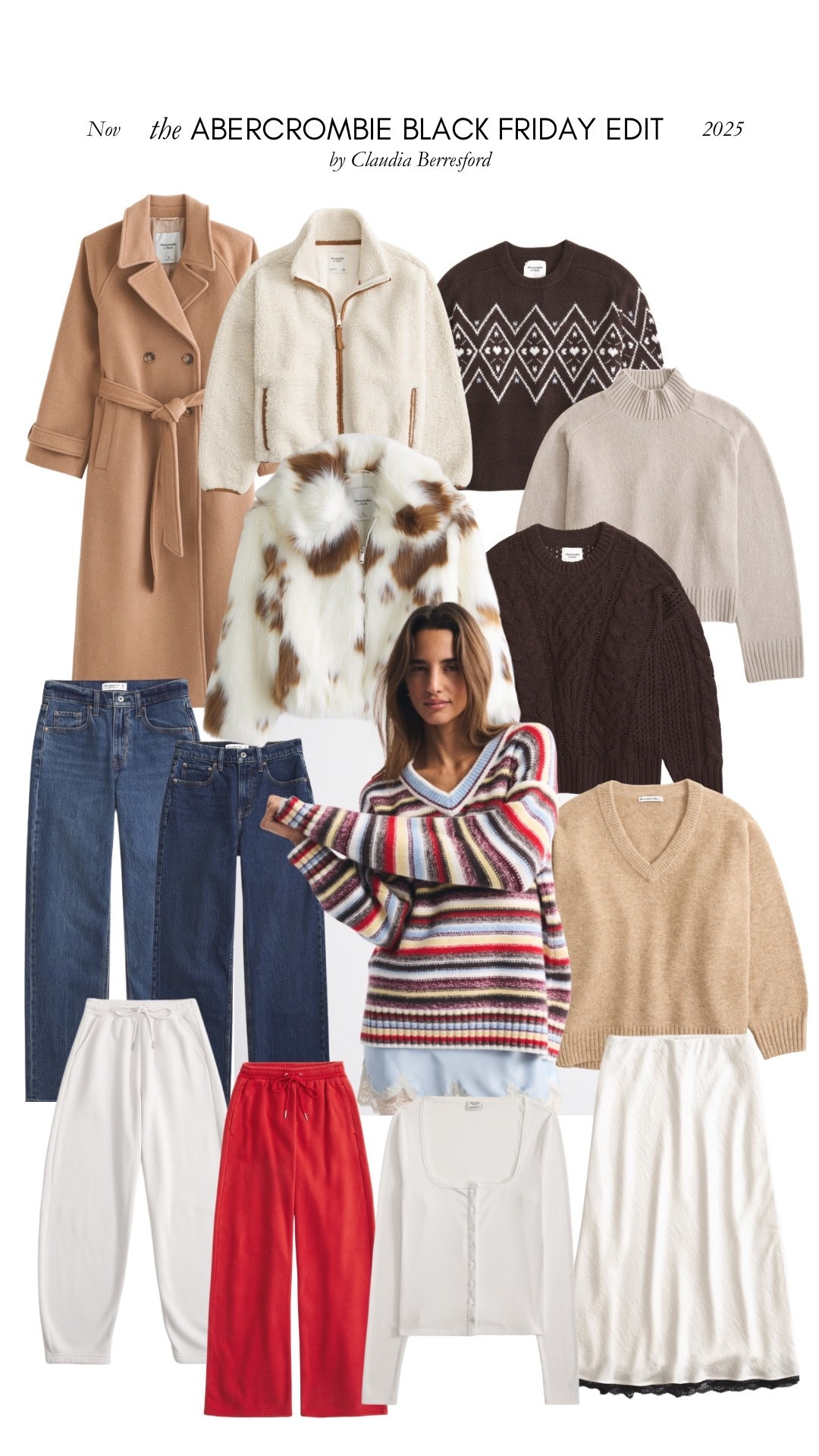 My faves in the Abercrombie Black Friday Sale - 30% off everything + use code AFXLTK for an extra 15% at checkout