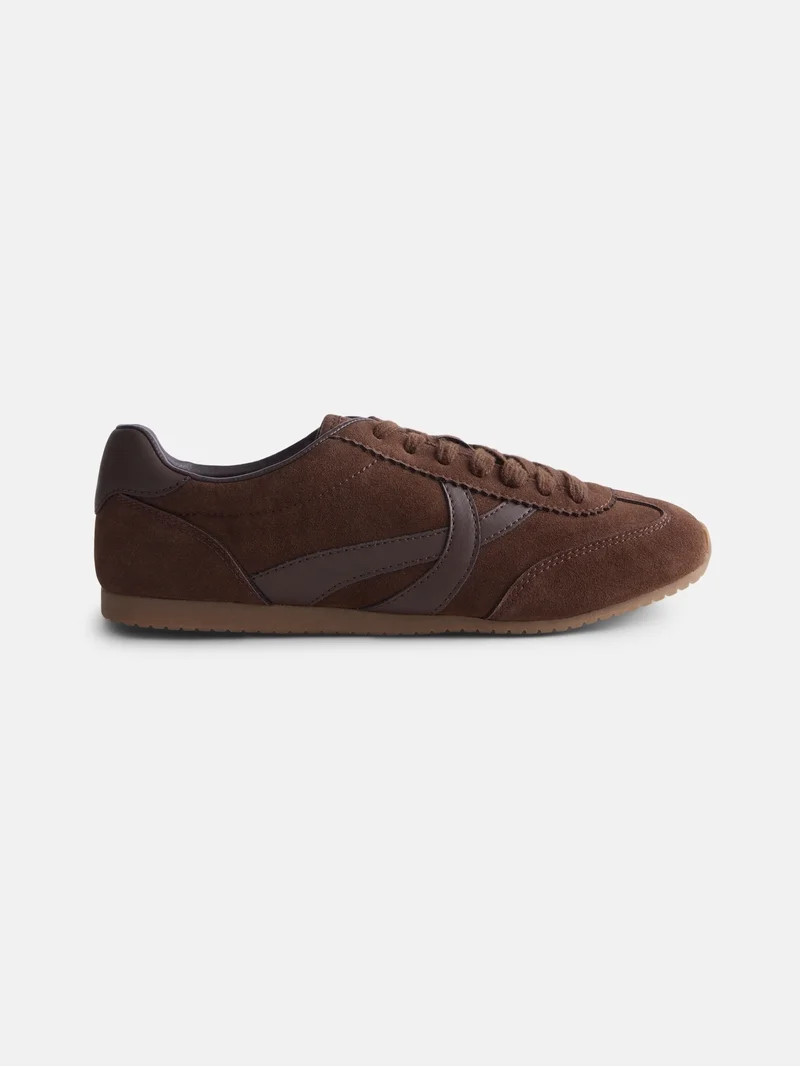 Scenario Women's Lace Up Low Profile Sneakers | Walmart (US)