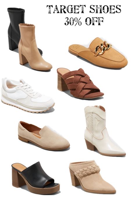 Womens shoes target 30% off. Western boots on sale  

#LTKshoecrush #LTKunder50 #LTKsalealert