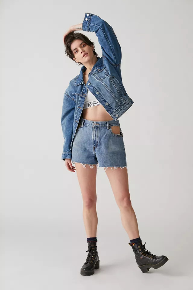 BDG Carly Denim Boyfriend Trucker Jacket | Urban Outfitters (US and RoW)