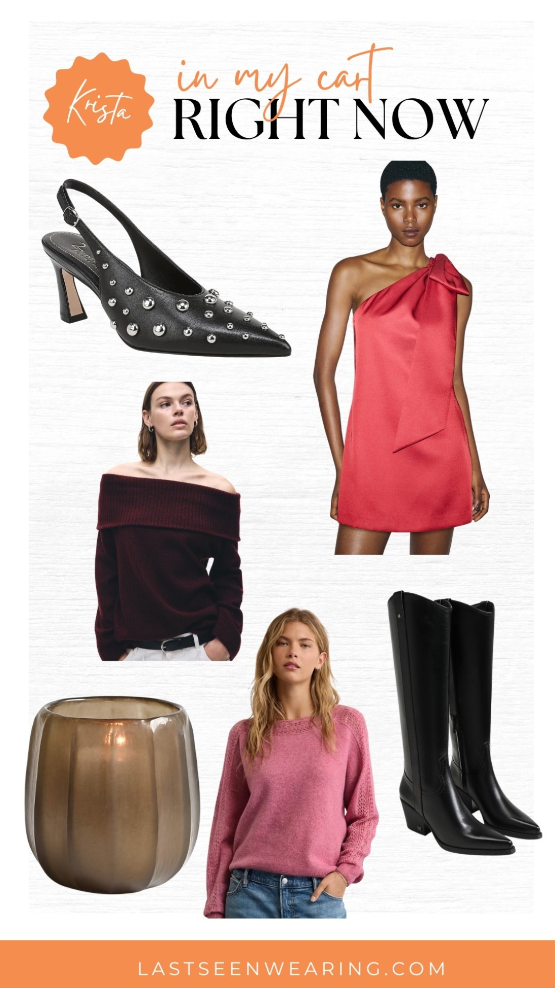 In my cart - Krista 
#studdedheels #offtheshoulder #vase

#LTKHome #LTKStyleTip