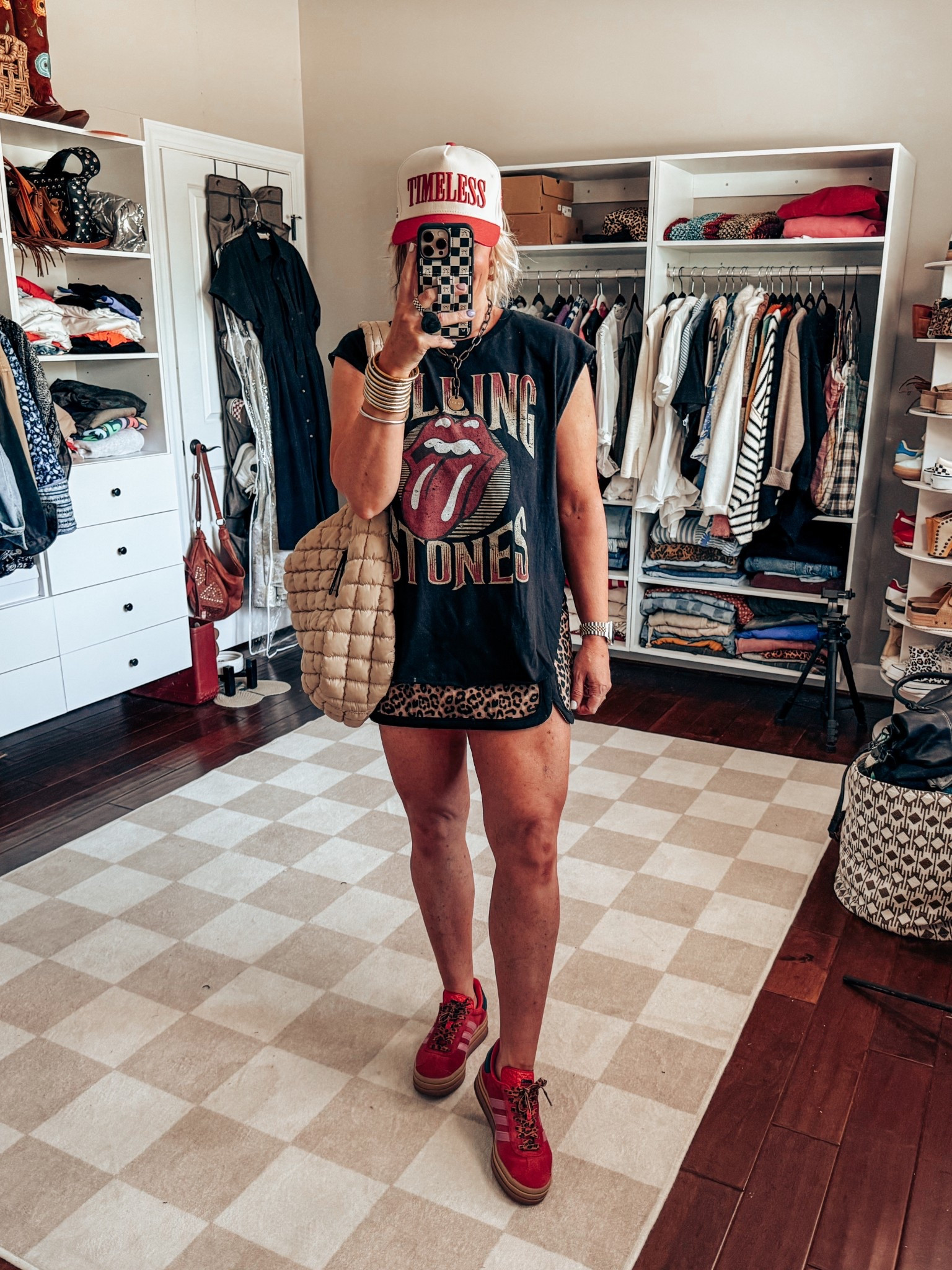 This skort is so fun and I love the fit! Also I cut my tshirt off sleeves recently and it’s perfect for warmer weather.  
Skort - M
Tshirt - L
Adidas - sized down 


#LTKOver40 #LTKStyleTip #LTKFindsUnder50