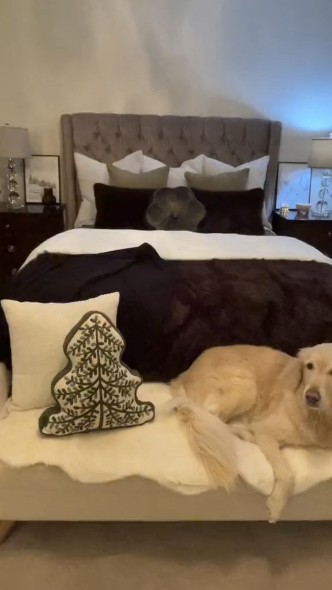 Cozy Cabin Christmas Bedroom | Warm, Rustic & Winter-Inspired Decor 

#LTKHome #LTKSeasonal #LTKHoliday