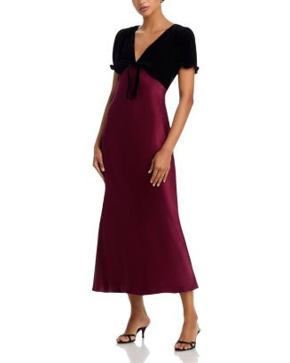 Dory Velvet Shrug Satin Dress | Bloomingdale's (US)