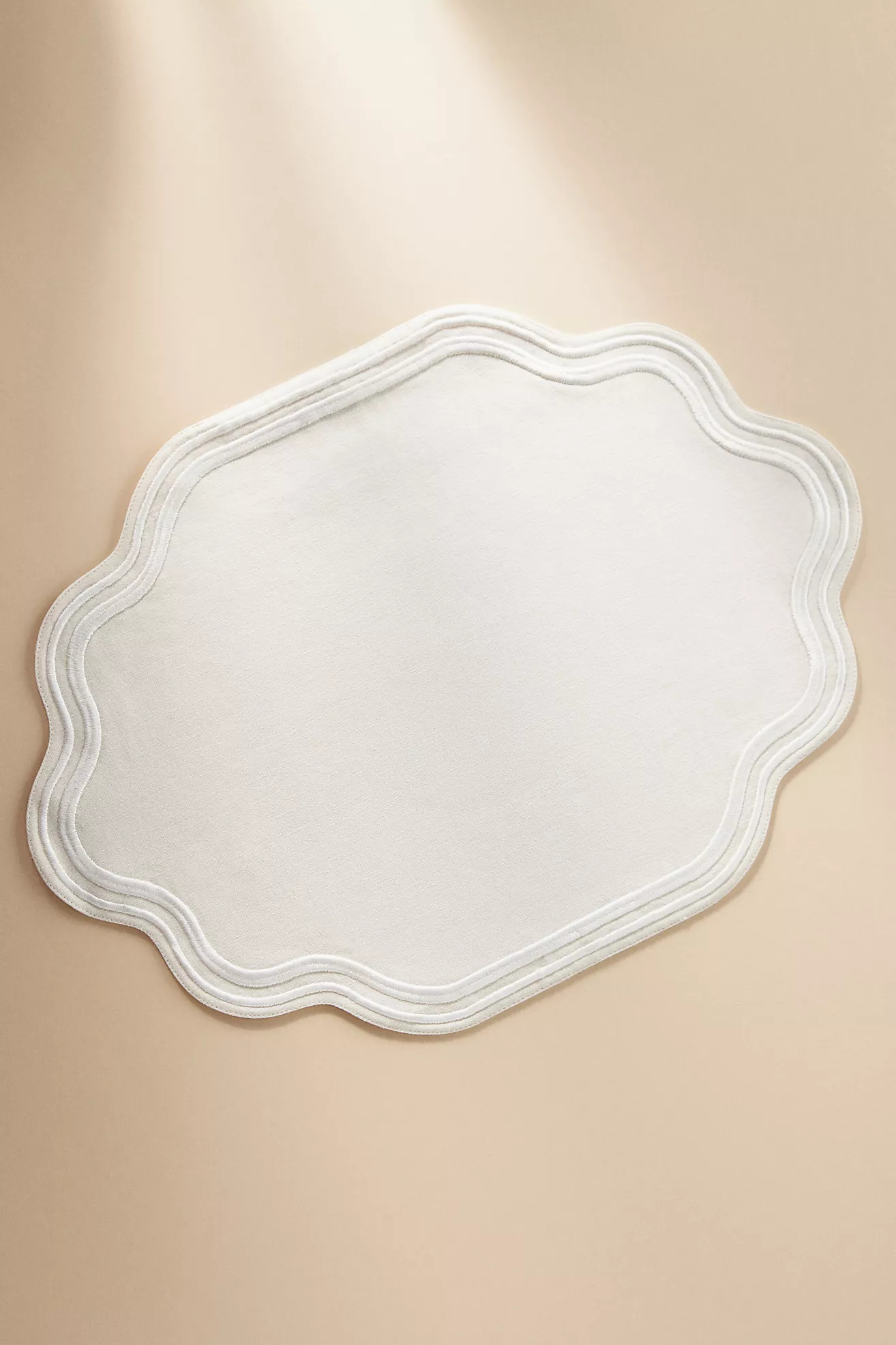 Madeline Embroidered Cotton Placemat | Anthropologie (US)