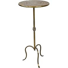 Metal Martini Cocktail Table, Antique Brass | Amazon (US)