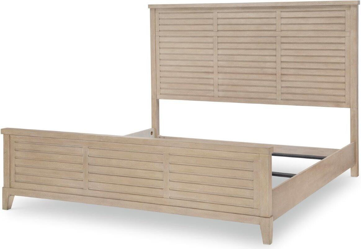 Edgewater Soft Sand California King Panel Bed | 1stopbedrooms