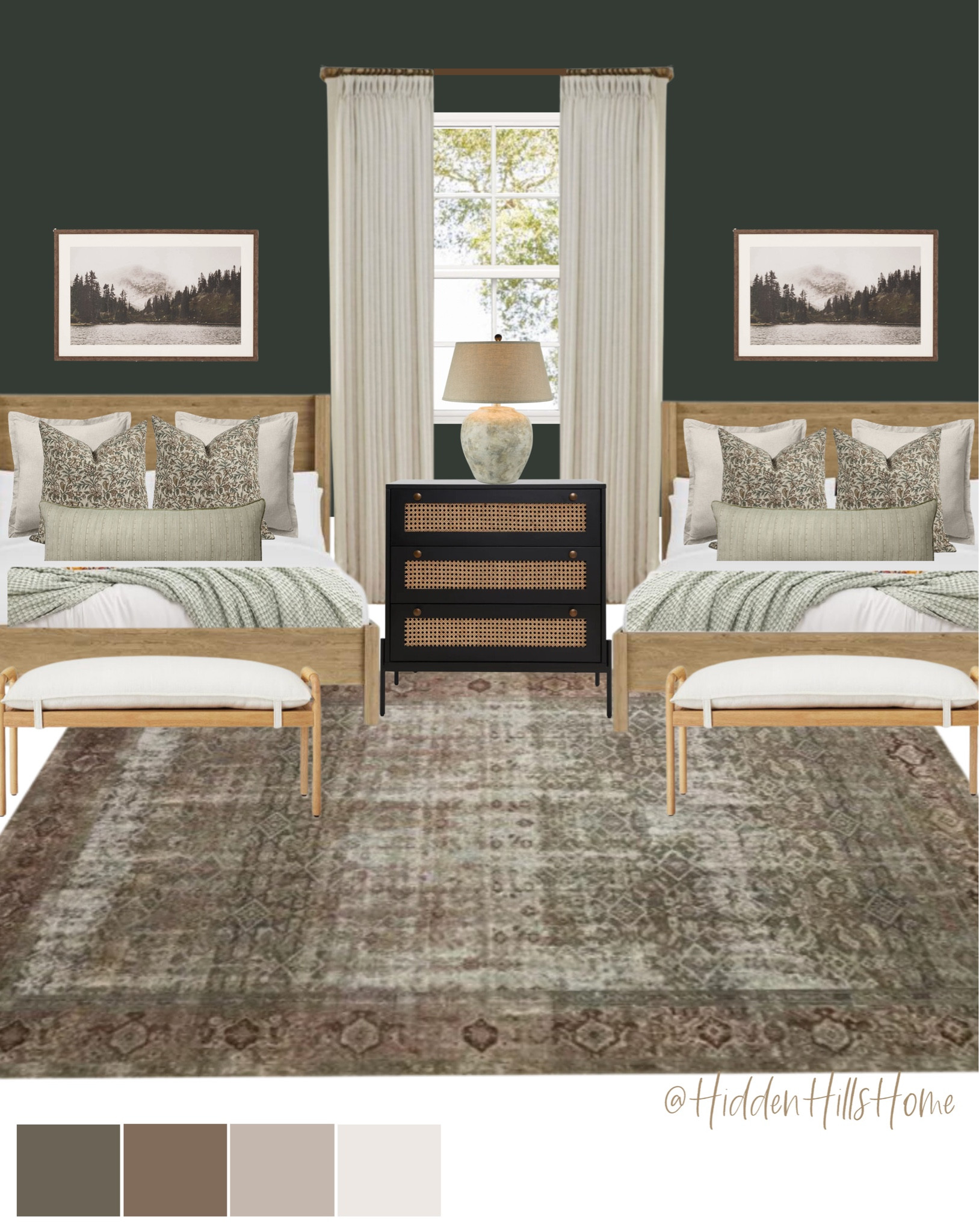 Bedroom decor, shared bedroom, home decor, guest bedroom mood board, sibling bedroom, twin bedroom #bedroom

#LTKhome #LTKstyletip #LTKsalealert