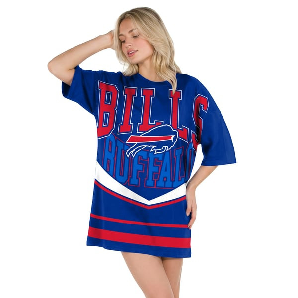 Buffalo Bills Concepts Sport Women's Mosaic Knit Nightdress - Royal | Fanatics