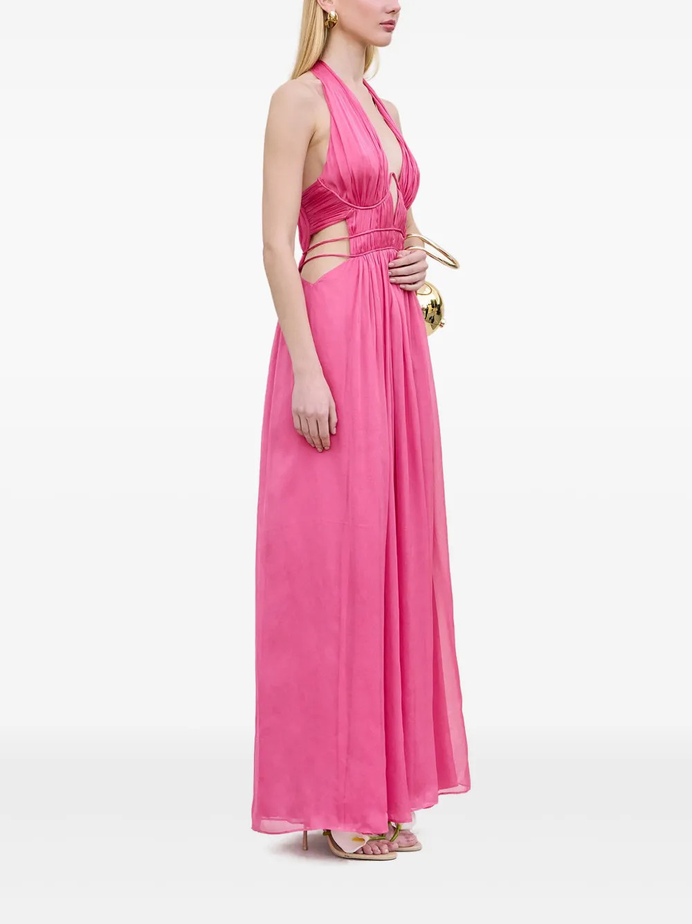Cult Gaia Aashvi Abendkleid | Rosa | FARFETCH DE | Farfetch Global