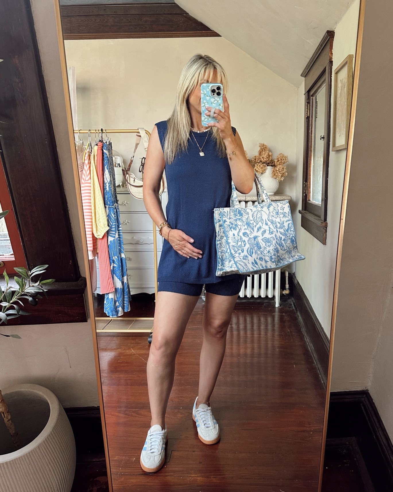 Bump friendly but not maternity amazon set! Love this navy color. It’s a lightweight sweater material with high slits up the side of the tank and high waisted stretchy shorts
Wearing a medium

Amazon spring outfit
Amazon fashion find

#LTKmomlife #LTKBump