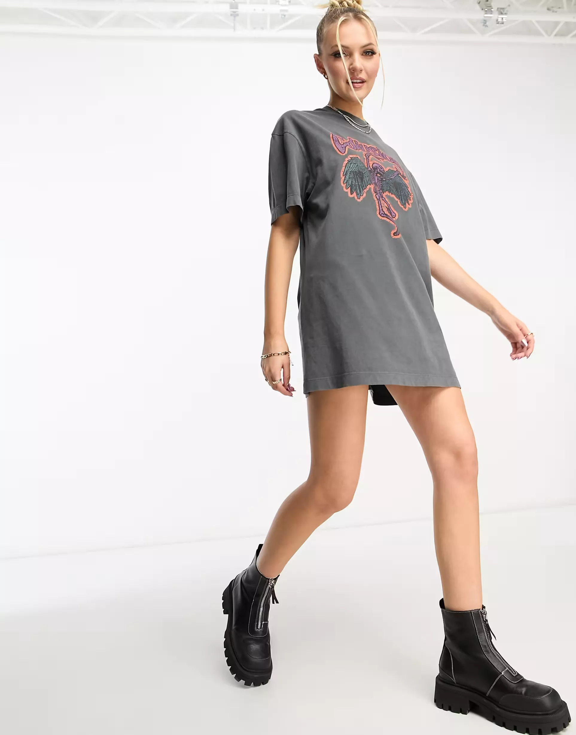 Collusion t clearance shirt dress