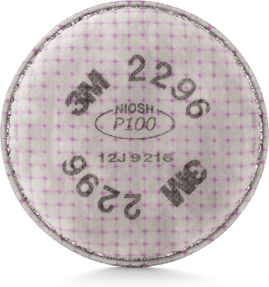 3M P100 Advanced Respirator Filter 2296, 1 Pair, Helps Protect Against Oil and Non-Oil Based Part... | Amazon (US)