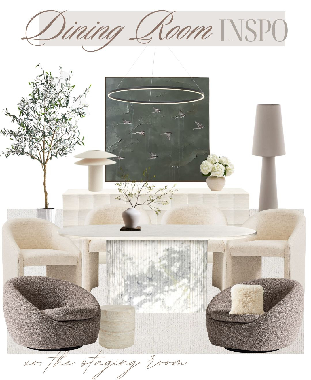 Dining room design inspo ✨

___

#organicmodern #diningroomdesign #homefurnituregoals #softminimalism  

 

#LTKcasa