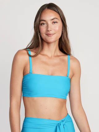 Matching Bandeau Bikini Swim Top for Women | Old Navy (US)