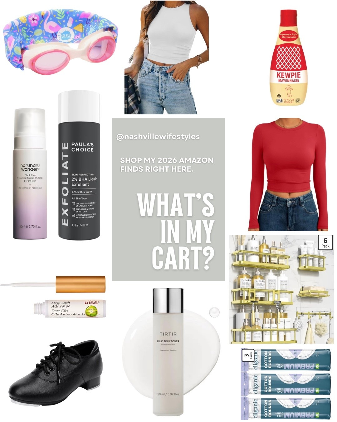 From beauty essentials to every day needs. Everything in my cart is linked to shop!

#amazonfinds #AmazonCart #beautyEssentials #amazon #dance #home #kidsswim 

#LTKKids #LTKSwim #LTKBeauty