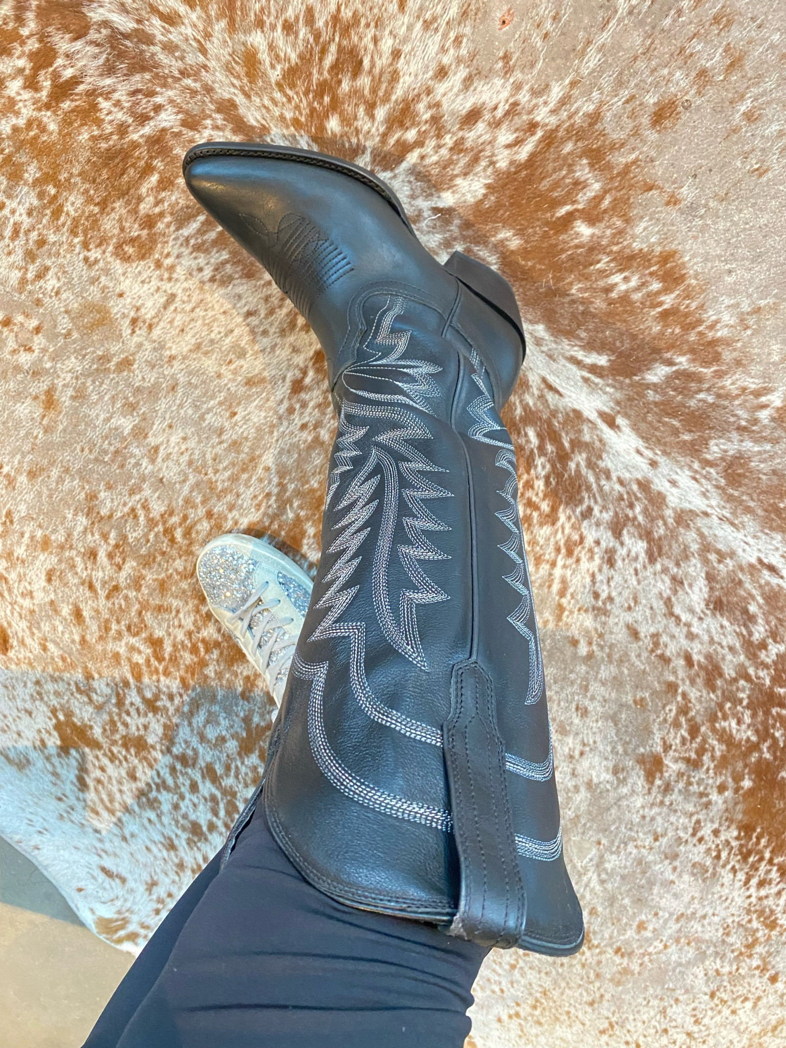 Tecovas new Abby Boot! SO comfortable! I’m a size 7.5 and had to size up to the size 8! Went home with the tan suede but will definitely be getting the black soon! P.S. I have a wide calf and these fit no problem with room to spare!

Tecovas, boots, western boots, cowboy boots, trending, best seller 



#LTKSeasonal #LTKshoecrush #LTKstyletip