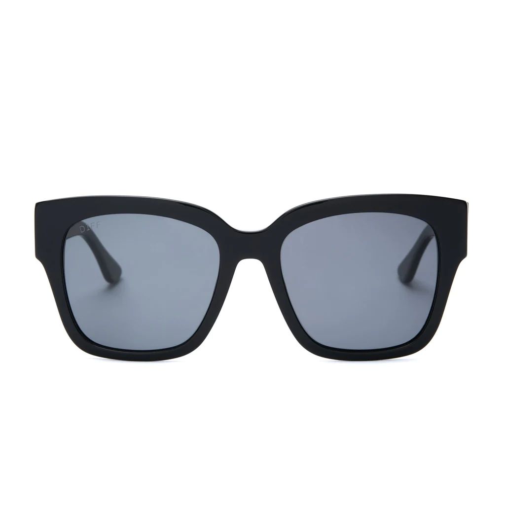 COLOR: black   grey   polarized sunglasses | DIFF Eyewear