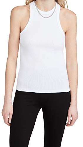 ANINE BING Women's Eva Tank, White, S | Amazon (US)