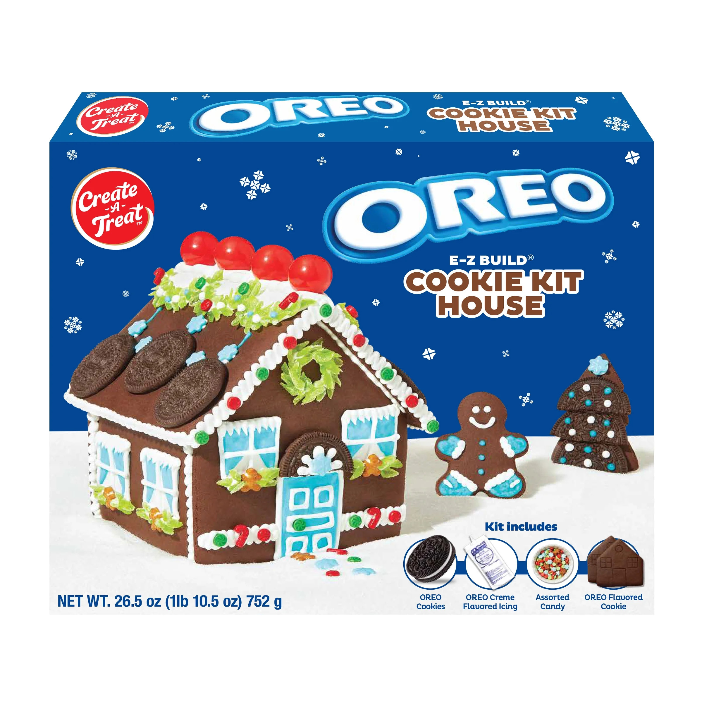 Create a Treat OREO E-Z Build® Cookie House Kit, Regular, 26.5 | Walmart (US)
