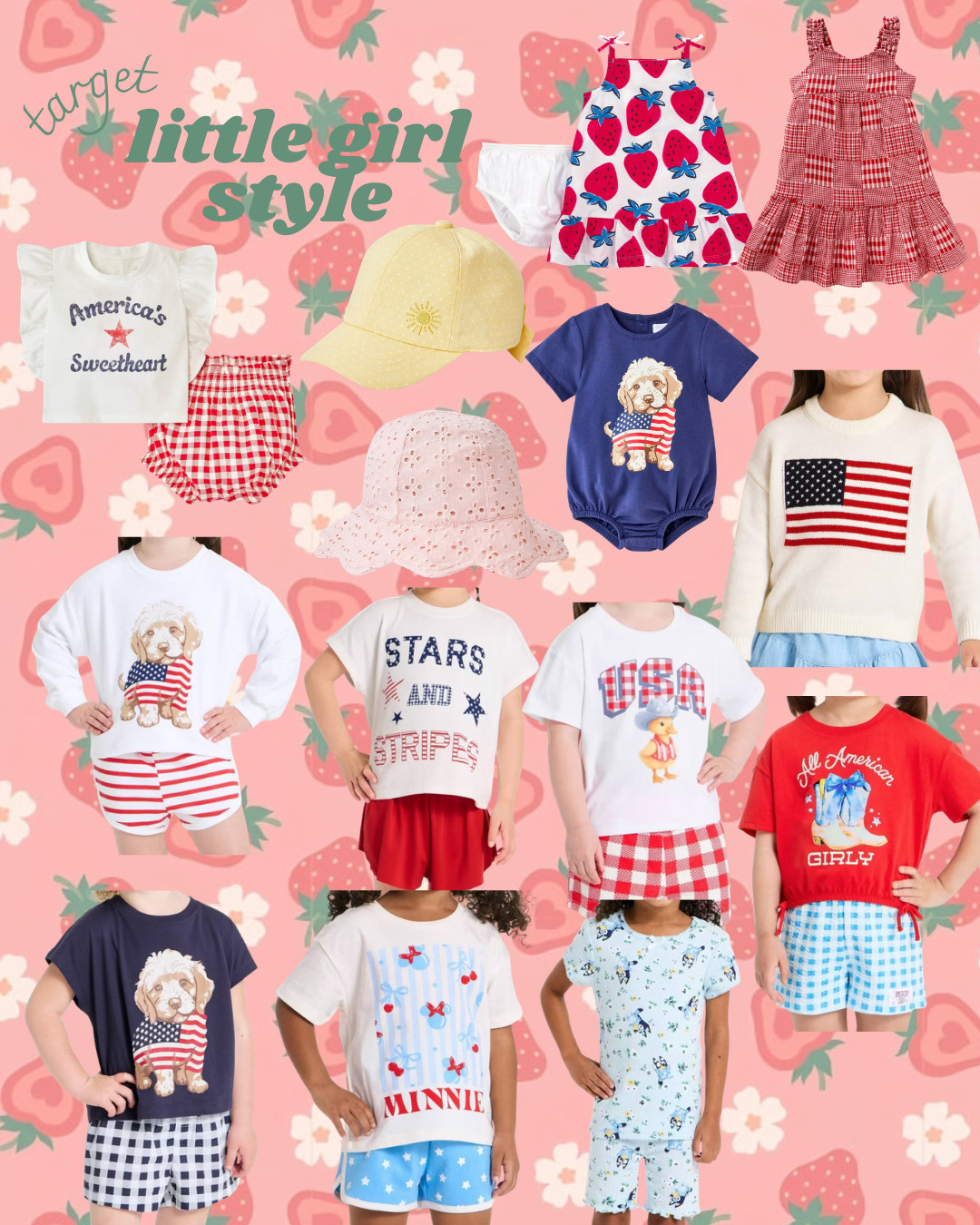 Target little girl style that I am eyeing for the girls! The matching sets are so cute! 

 #LTKootd #LTKSeasonal #LTKKids