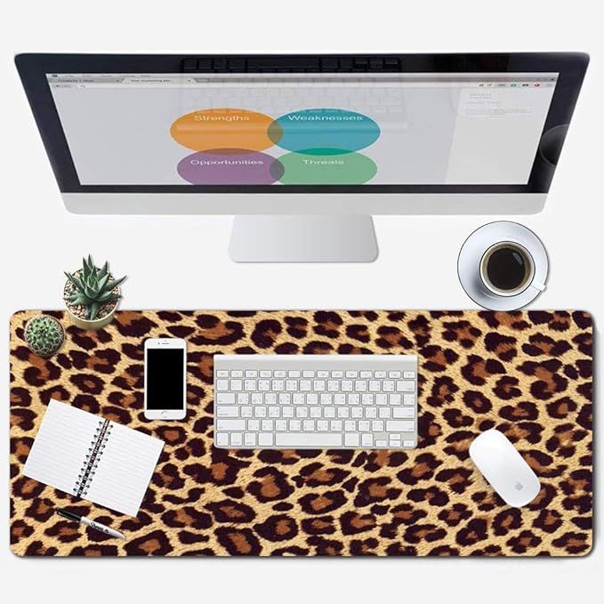 ZYCCW Large Gaming Mouse Pad, Oversized Extended Mat Desk Pad Keyboard Pad (31.5"x11.8"x0.15") Th... | Amazon (US)