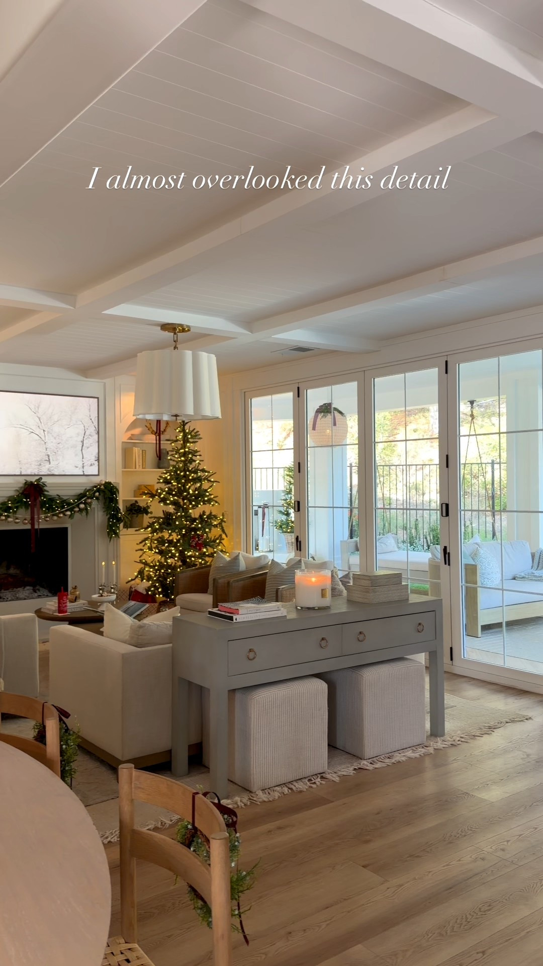 use code APRIL for 30% off to shop the drapes that completely transformed this space (which I truly thought was already finished).

The softness of the linen blend. The tailored pleated detail. The way they fall clean and full against the doors — instantly making the ceilings feel taller and the room feel warmer.

They filter the light beautifully without blocking the view and add that custom, designer finish without the custom price tag.

They don’t just frame the doors — they soften the entire space.

Not sure why I stalled on this, but the color, the quality, and the overall look have me completely in love.

Exact details on mine:
    •	Color: Ivory White
	•	Size: 120” wide × 101.5” tall
	•	Pleat Style: Tailored Pleat
	•	Lining: Unlined
	•	Shape-Lock: Yes — helps drapes remember their shape for a crisp, custom, high-end look instead of a soft or wrinkled top 

Also grab my big a** candle for 15% off with code APRIL15


#LTKSaleAlert #LTKHome #LTKHoliday