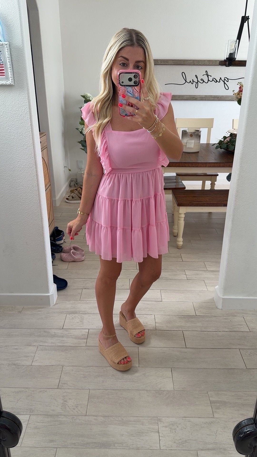 Date night
Dress small
Wedges tts

#LTKootd