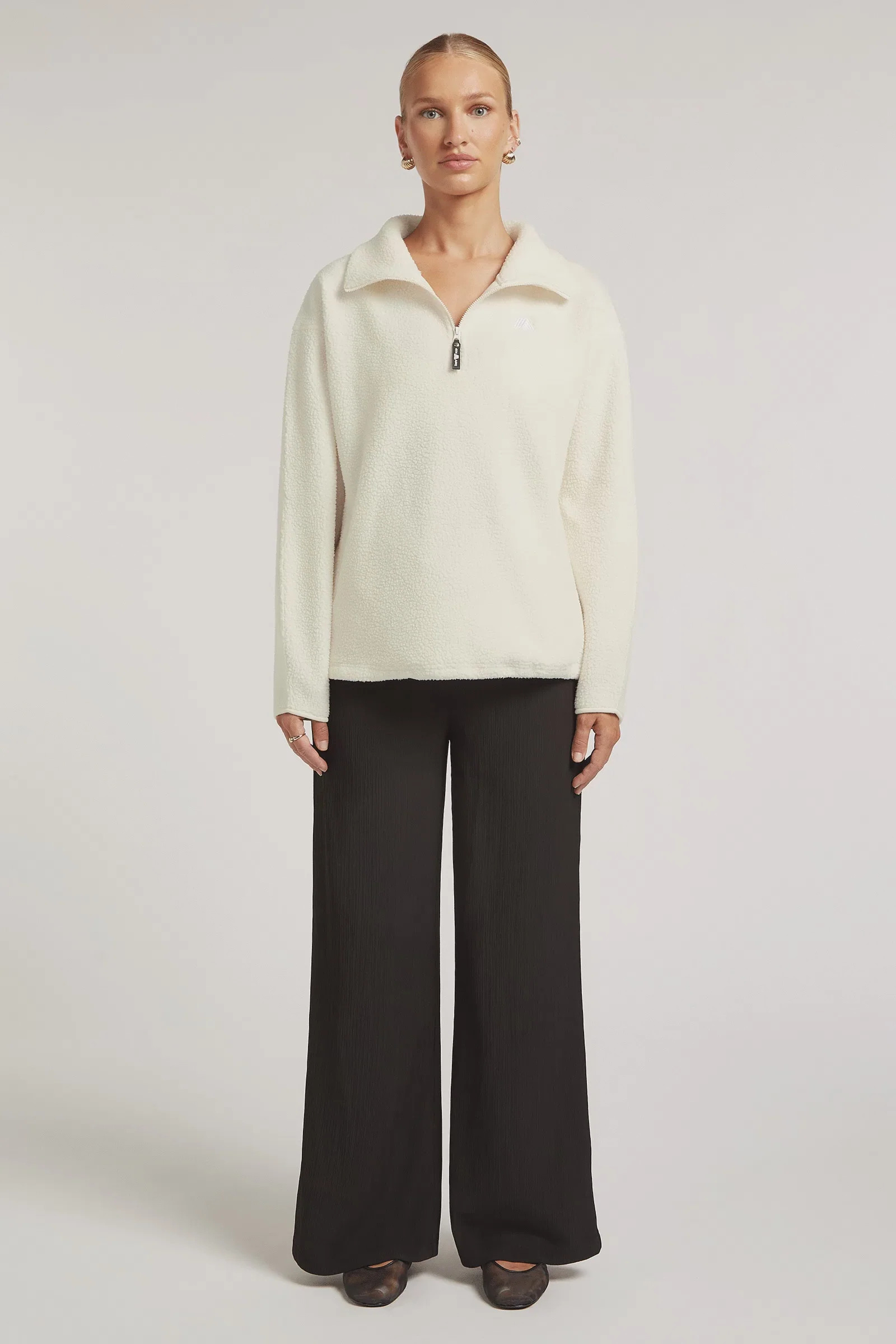 ALIX Half-Zip Cream | 4TH ARQ | 4tharq 