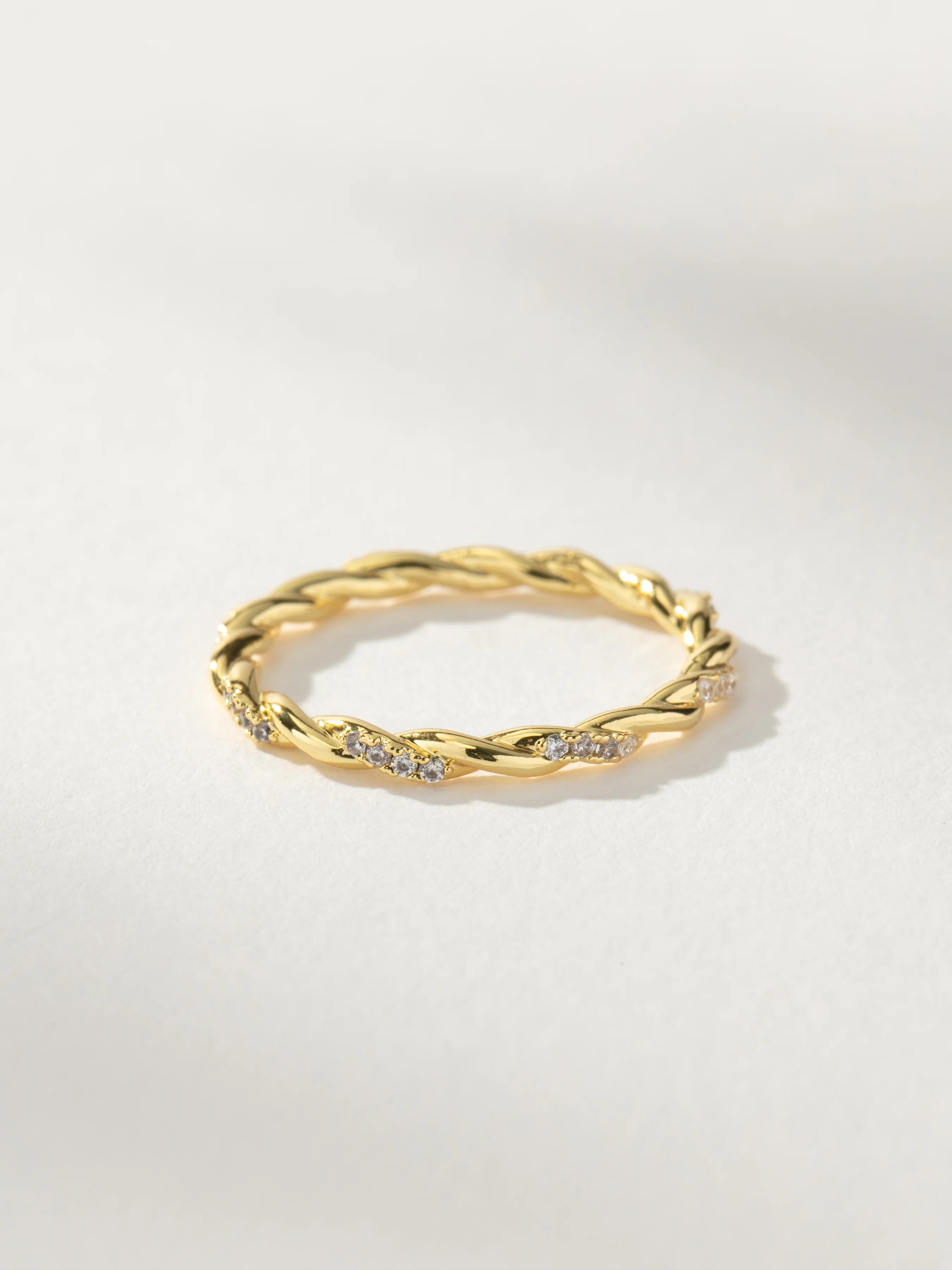 Dainty Twist Ring in Gold and Silver | Dainty Ring | Uncommon James | Uncommon James