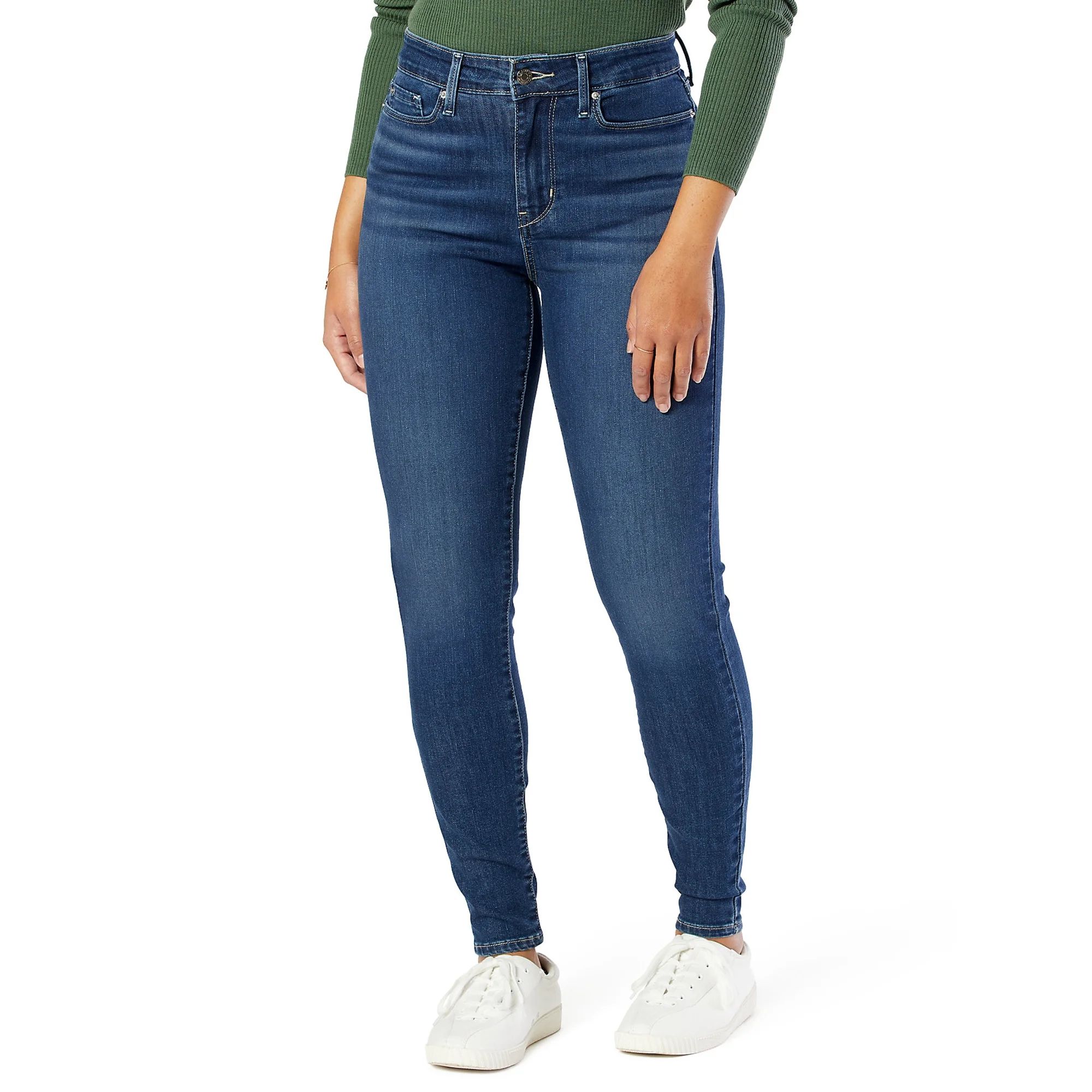 Signature by Levi Strauss & Co. Women's High Rise Skinny Jeans | Walmart (US)