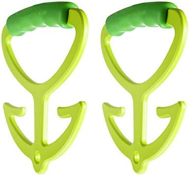 Pankia Handle Grocery Bag Holder Shopping Bag Handle Carrier Each Handle Holds Up to 80lbs, Hanger w | Amazon (US)