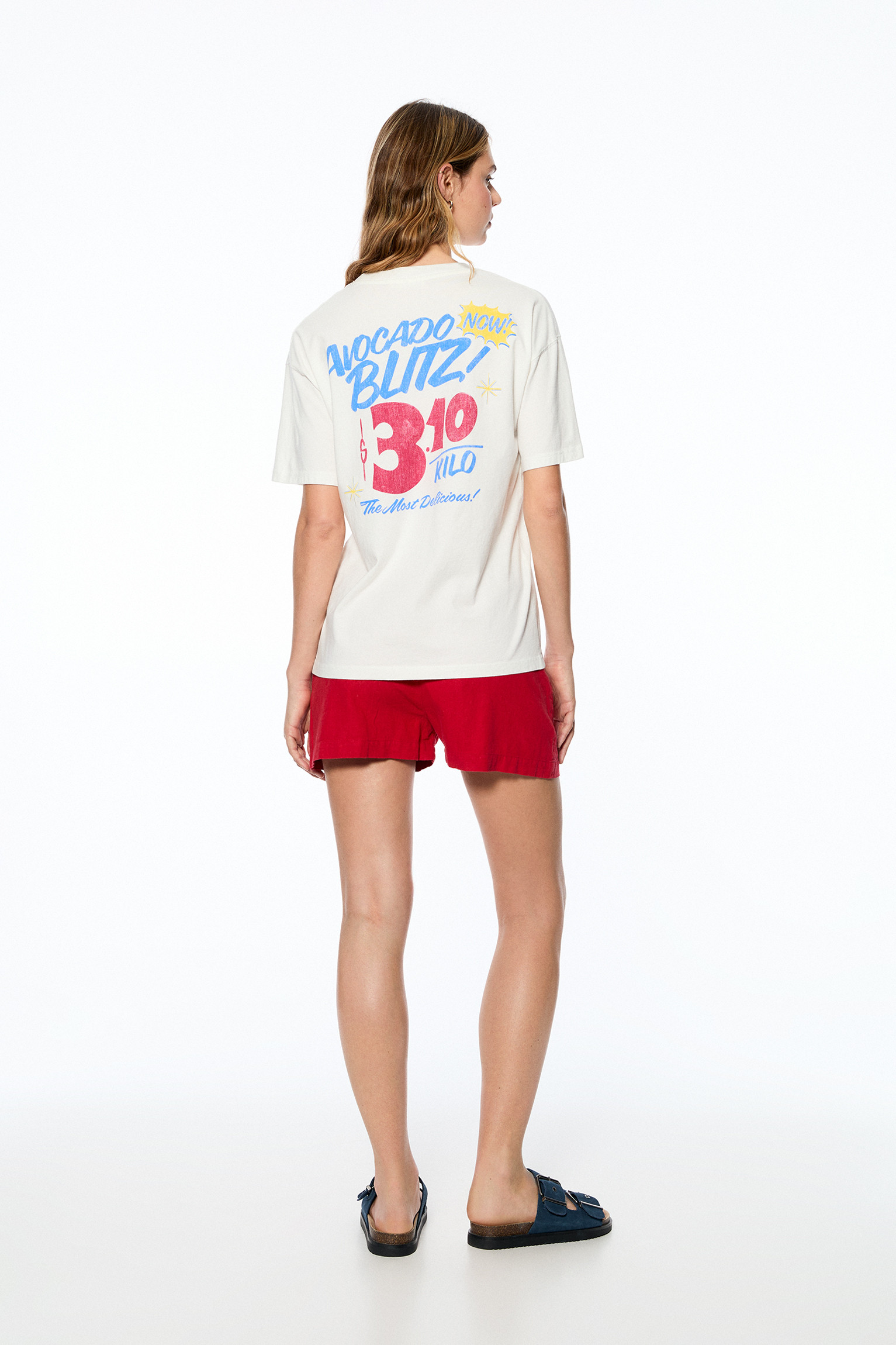 Short sleeve T-shirt with graphic | PULL and BEAR UK