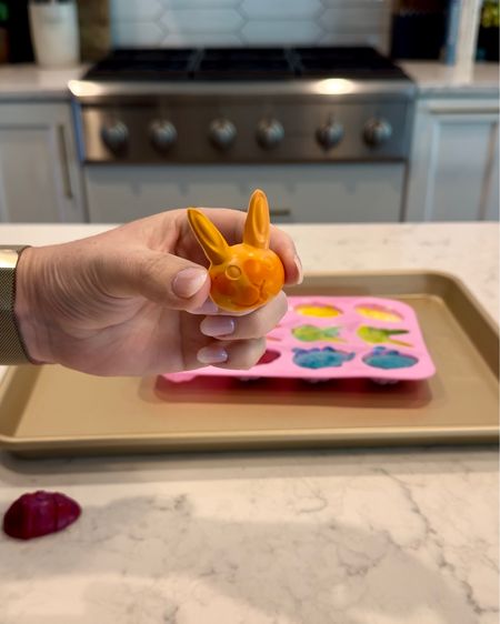 This Easter silicone mold creates the perfect size egg fillers! I used mine to make crayons, but you can also make tasty treats! 

#LTKfindsunder50 #LTKSeasonal #LTKkids