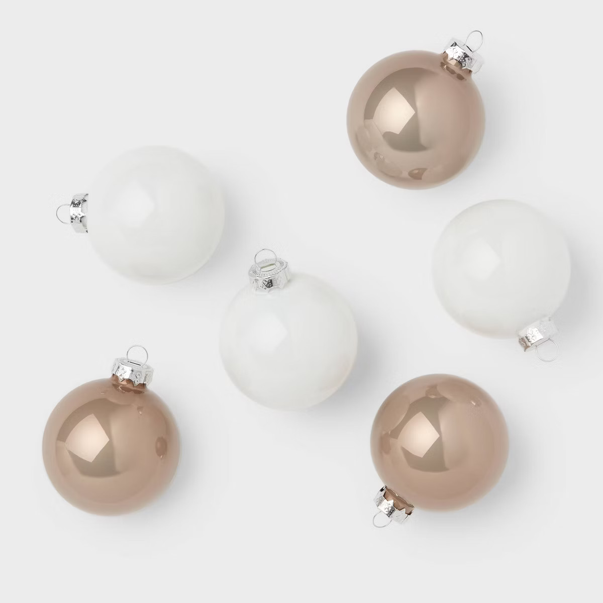 9pc Glass Round Christmas Tree Ornament Set - Wondershop™ | Target