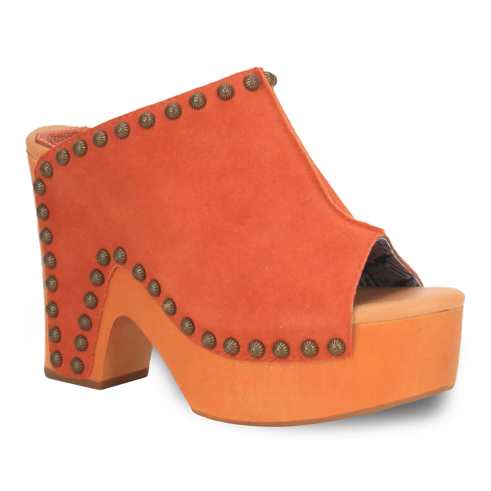 Dingo Peace N' Love Women's Leather Platform Sandals, Size: 11, Red/Coppr | Kohl's