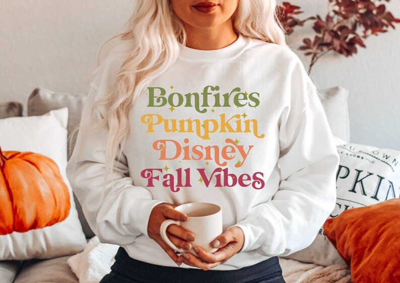 Disney Fall Sweatshirt, Disney Shirt, Disney Sweatshirt, Disneyland Shirt, Disney Sweater Thanksg... | Etsy (US)