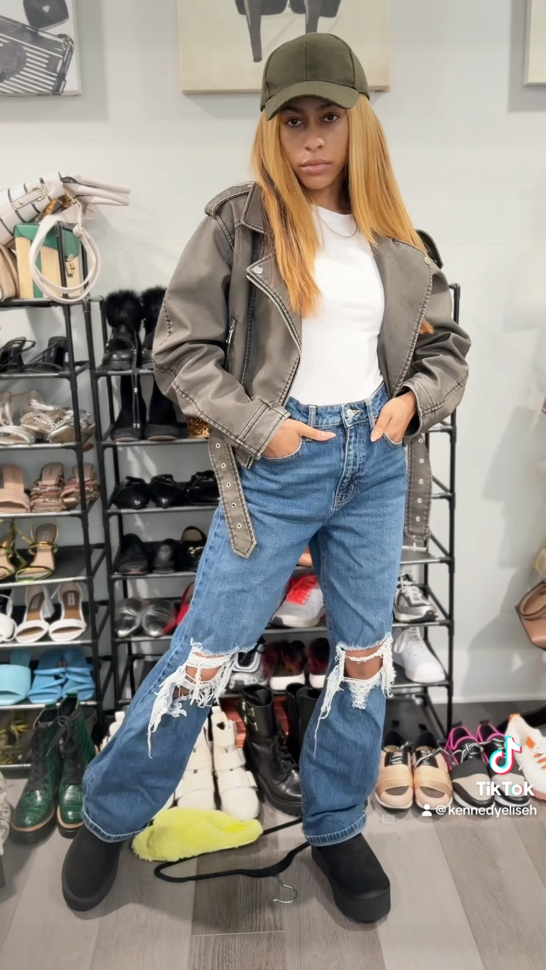 Styling Oversized/Baggy Jeans

Looking effortless when in fact, I put a lot of effort in. 🫠 I love the oversized jean trend for spring. It is size inclusive, can be dressed up or down, and COMFY. These distressed jeans are from @target , but you can find some that fits your style and budget at your favorite place to shop. 

What spring trend are you most excited about? 

Jacket : @fashionnova 
Bodysuit : @amazon 
Jeans: @target 
Low top boots: @amazon 
Hat: @forever21 
Bag: @amazon 
Fragrance: @viktorandrolf_fragrances 

#springfashion #springtrends #oversizedjeans #amazonfinds #amazonfashion #targetstyle #targetfinds

#LTKstyletip