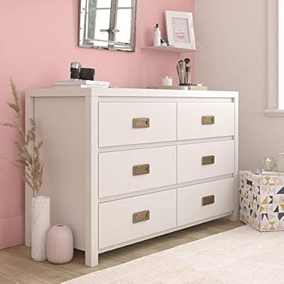 Little Seeds Monarch Hill Haven 6 Drawer White Kids Dresser, | Amazon (US)