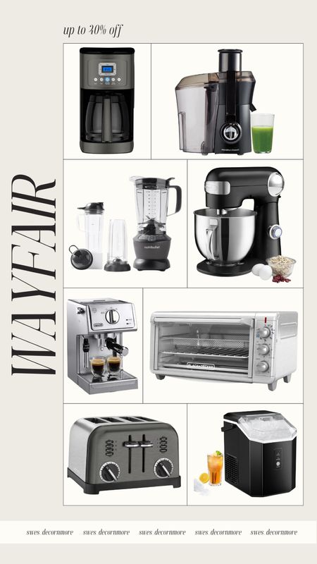 Up to 40% off at Wayfair! Great time to pick up some new appliances for the kitchen! 

#LTKSaleAlert #LTKHome
