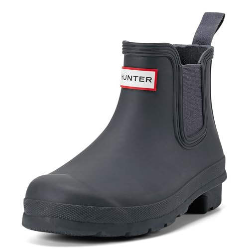 Hunter Women's Original Chelsea Boots, Navy Blue, 11 | Amazon (US)