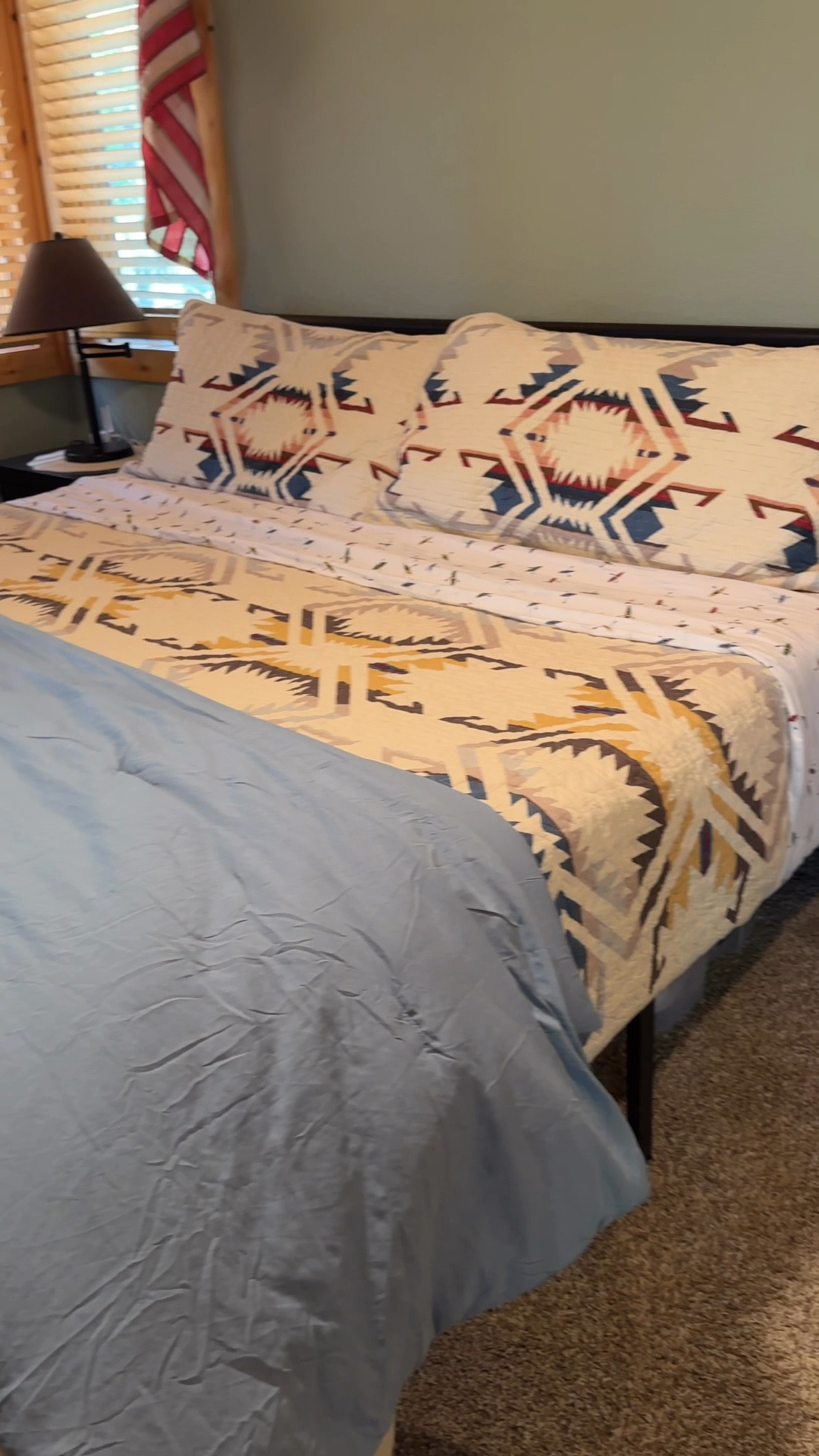 Lakehouse master bedroom details. Can’t handle the kayak & Pendleton detail! Obsessed to say the least 😍 all details linked! 

#LTKVideo #LTKSaleAlert #LTKHome