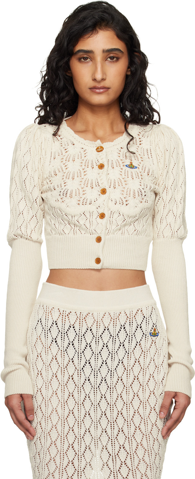 Vivienne WestwoodOff-White Ella Cardigan | SSENSE