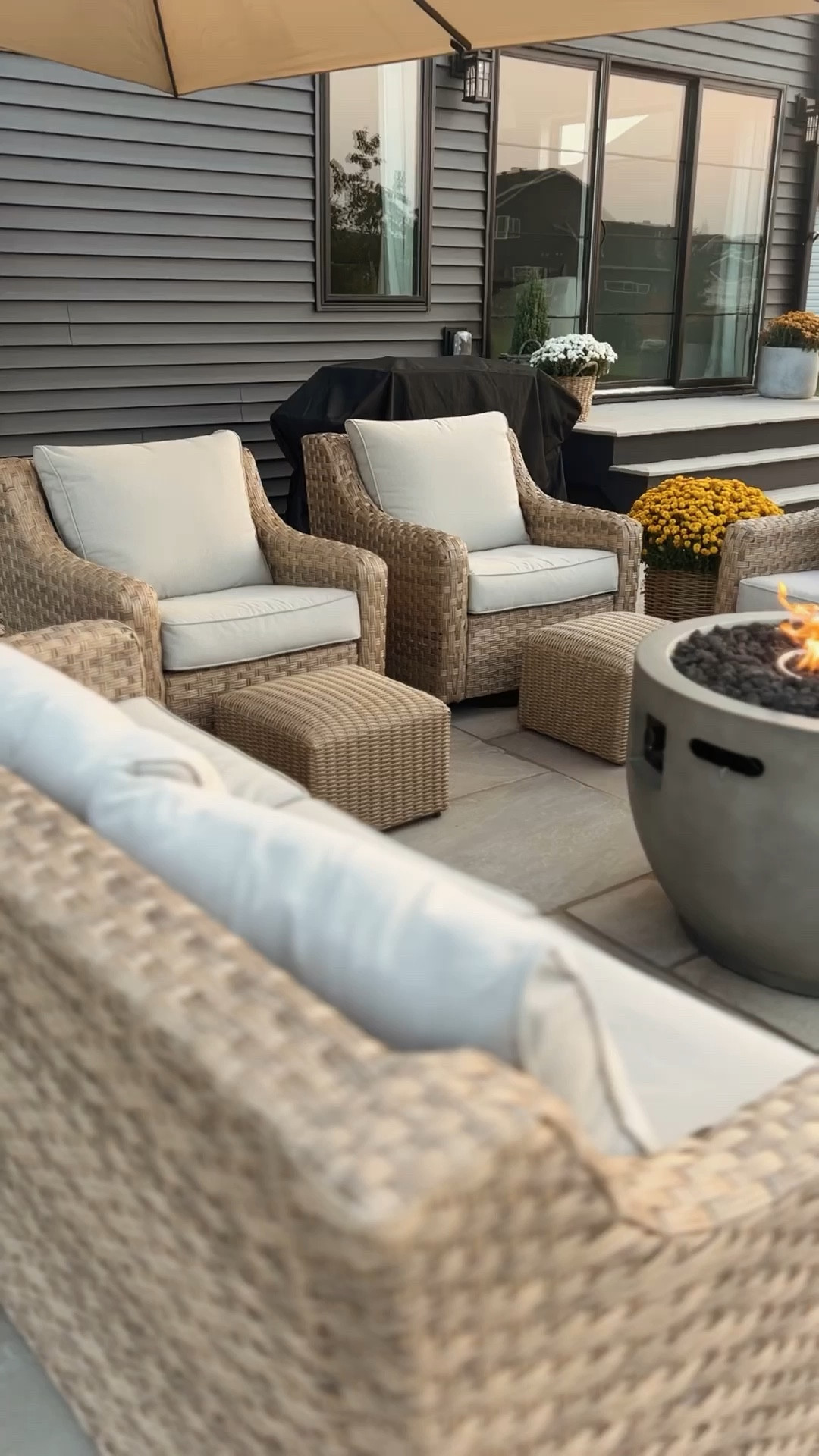 My patio chairs are in stock and on sale! The sofas have come and gone several times in the last month, so be on the lookout! The chairs (and sofa) come with a heavy duty cover, perfect for protecting the furniture and cushions against weather  

#LTKsalealert #LTKSeasonal #LTKhome
