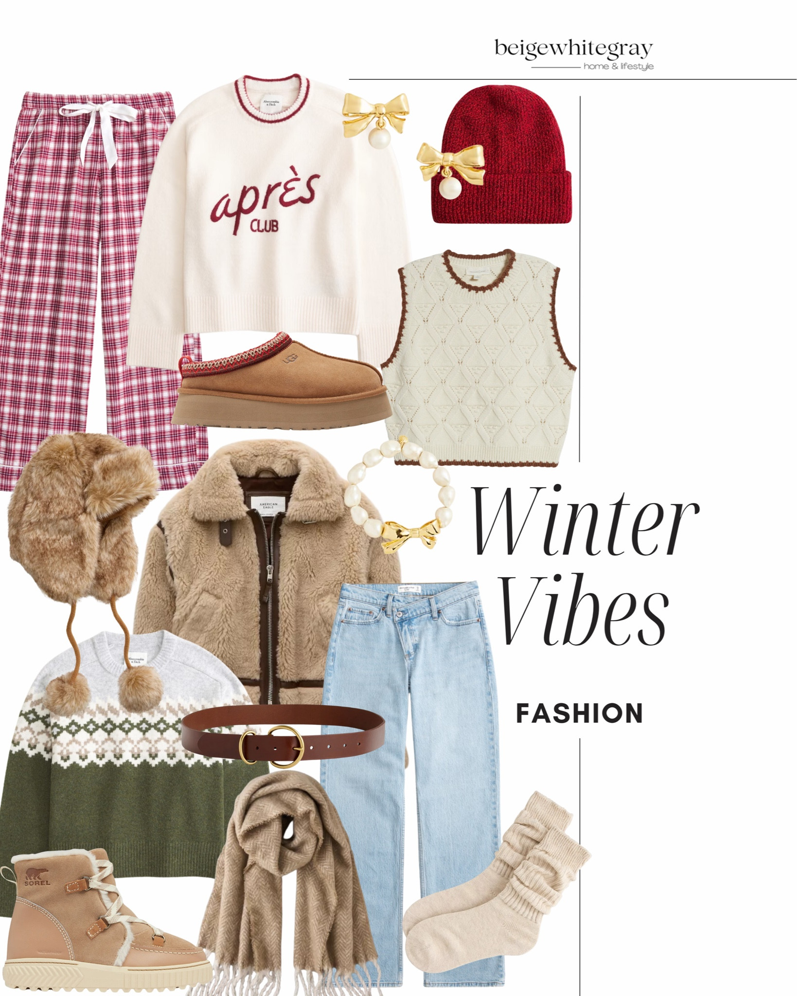 Winter Outfits / Neutral Wardrobe / Neutral Sneakers / Winter Denim / Winter Sweaters / Winter Cardigans / Winter Dresses / Winter Handbags / Winter Jackets / Denim Jackets / Winter Knitwear / Knit Pullovers / Winter Clogs / Winter Boots / Gold Jewelry / Aesthetic Outfits / Winter Hats / Winter Trousers / Neutral Loafers / Neutral Mules / Ballerina Flats / Abercrombie / J.Crew / Aerie / Nordstrom / 

#LTKStyleTip #LTKHoliday #LTKSeasonal