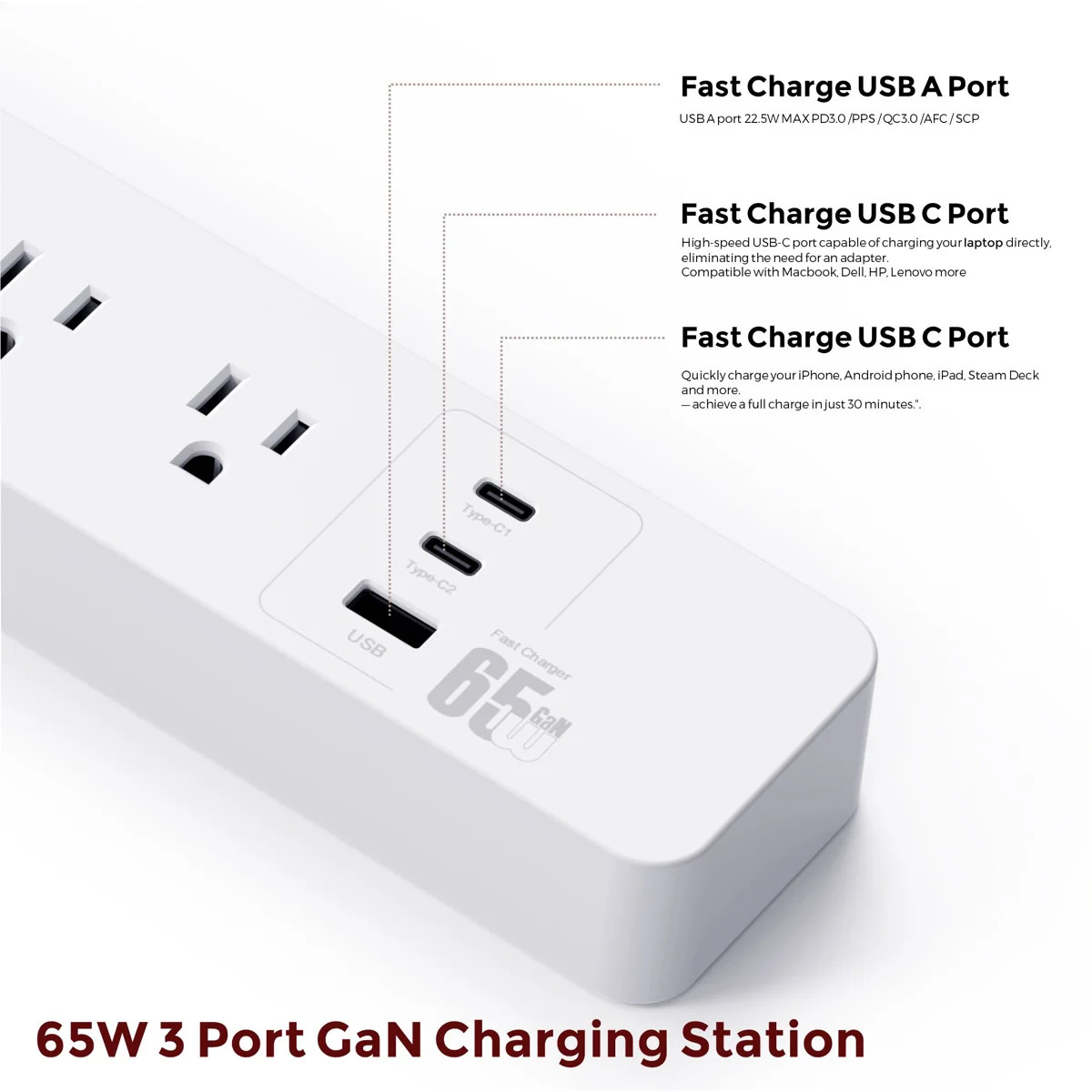 Smart Wi-fi Surge Protect Power Strip C380N | Wayfair North America