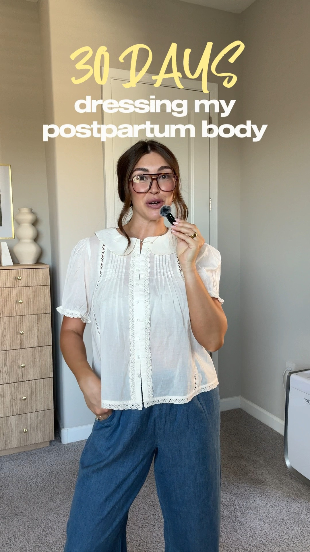 30 days of dressing my postpartum body. Wearing true size medium in top and bottoms.

#LTKootd #LTKgrwm #LTKTall