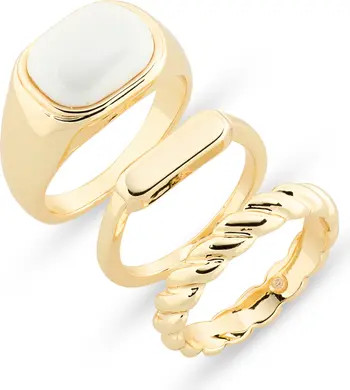 NORDSTROM RACK Set of 3 Casual Rings | Nordstromrack | Nordstrom Rack