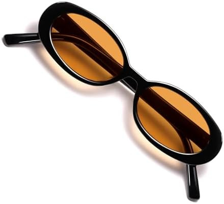 VANLINKER Polarized Retro Oval Sunglasses for Women and Men Small 90s Style VL9580 | Amazon (US)